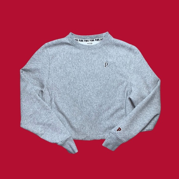 PINK Victoria's Secret Tops - Victoria Secret PINK Crewneck Sweatshirt Size S